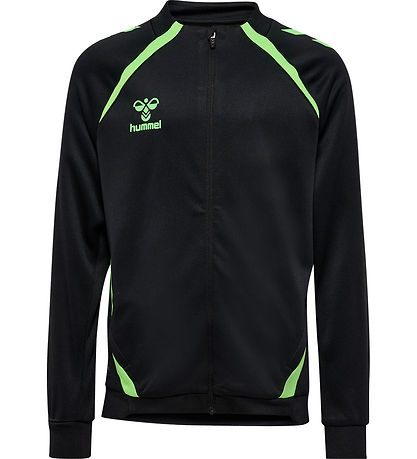 Hummel Cardigan - hmlLead 2.0 Track - Schwarz/Green Gecko