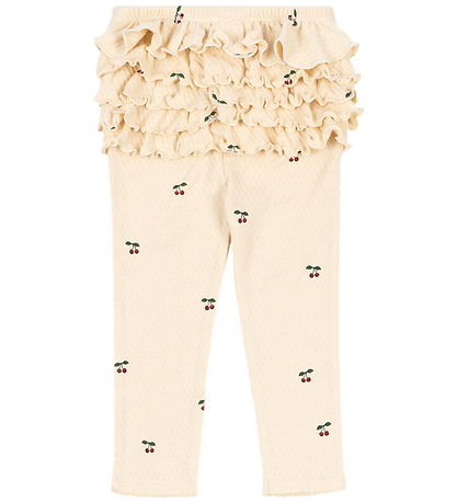 Konges Sløjd Trousers - Sui - Cherry w. Pointelle