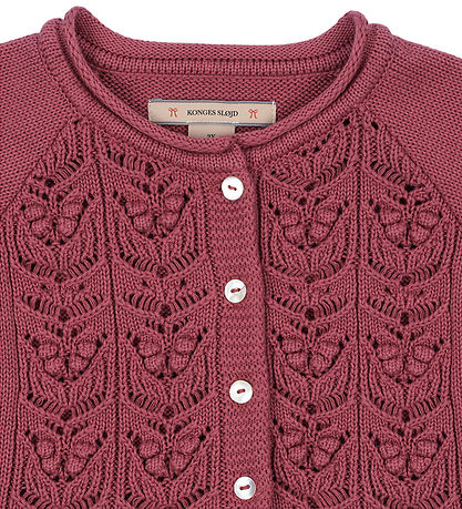 Konges Sløjd Cardigan - Prjónað - Leigubíll - Skreyting Rose