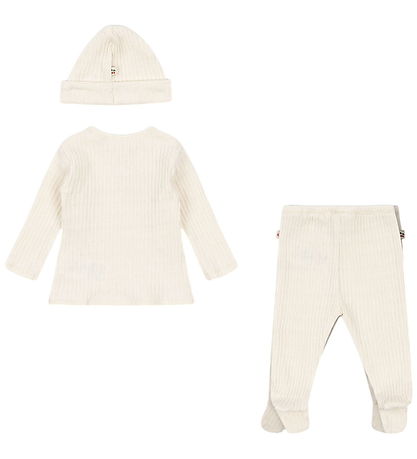 Konges Sløjd Set - Rib - Nia - Cherry w. Pointelle