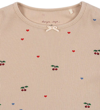 Konges Sløjd Blouse - Rib - Ella - Cherry Coeur Blush