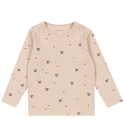 Konges Sløjd Blouse - Rib - Ella - Cherry Coeur Blush