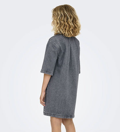 Kids Only Denim Dress - Cooker - Grey Denim