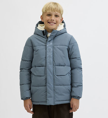 Jack & Jones Puffer Jacket - JcoSpeed ​​- Stormy Weather/Tone IN