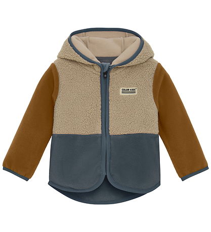 Color Kids Fleece Jacket - Baby Teddy - Stormy Weather