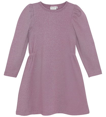 Minymo Mekko - Glitter - Joustinneule - Rose Brown
