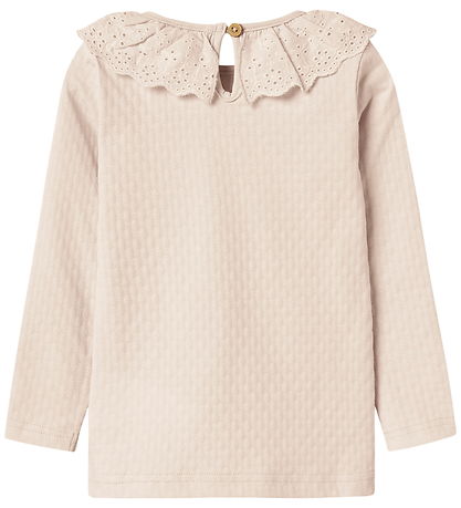 Lil' Atelier Bluse - Slim - NmfKira - Silber Peony