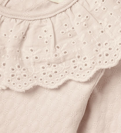 Lil' Atelier Bluse - Slim - NmfKira - Silber Peony