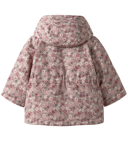 Name It Down Jacket - NbfMaxi - Woodrose/Flower