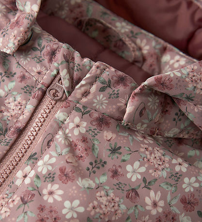 Name It Down Jacket - NbfMaxi - Woodrose/Flower