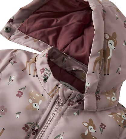 Name It Down Jacket - NbfMaxi - Violet Ice/BAMBI