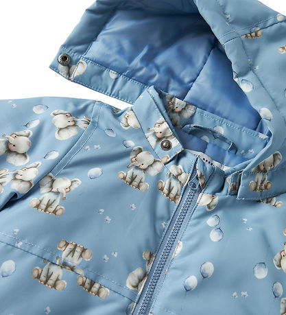 Name It Down Jacket - NbmMax - Rain Washed/Elephant