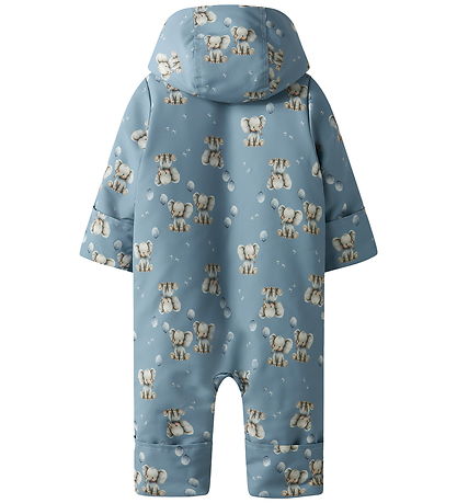 Name It Snowsuit - NbmMax - Rain Washed/Elephant