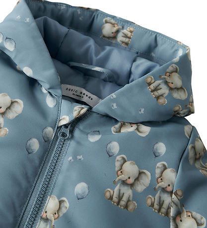 Name It Snowsuit - NbmMax - Rain Washed/Elephant