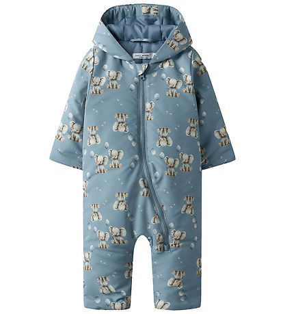 Name It Snowsuit - NbmMax - Rain Washed/Elephant