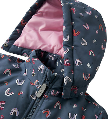 Name It Down Jacket - NmfMaxi - Vintage Idigo/Rainbow