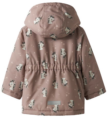 Name It Down Jacket - NmfMaxi - Woodrose/Unicorn