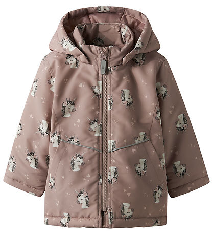 Name It Down Jacket - NmfMaxi - Woodrose/Unicorn