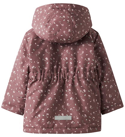 Name It Down Jacket - NmfMaxi - Rose Brown/BLOOM