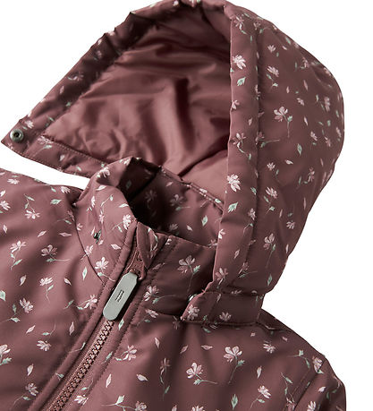 Name It Down Jacket - NmfMaxi - Rose Brown/BLOOM