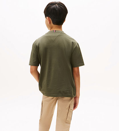 Tommy Hilfiger T-skjorte - Tinn Green