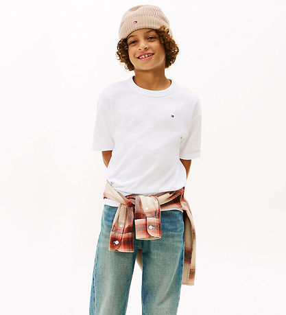 T-Shirt Tommy Hilfiger - Camp Tommy Imprimé - White