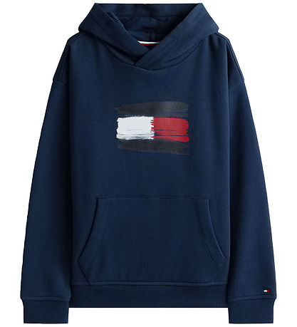 Tommy Hilfiger Hoodie - Flag - Dark Night Navy