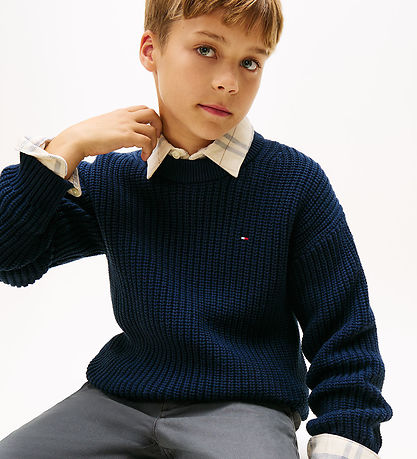 Tommy Hilfiger Blouse - Knitted - Dark Night Navy
