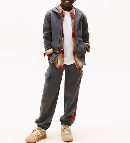 Tommy Hilfiger Sweatpants - Cargo - Washed Black
