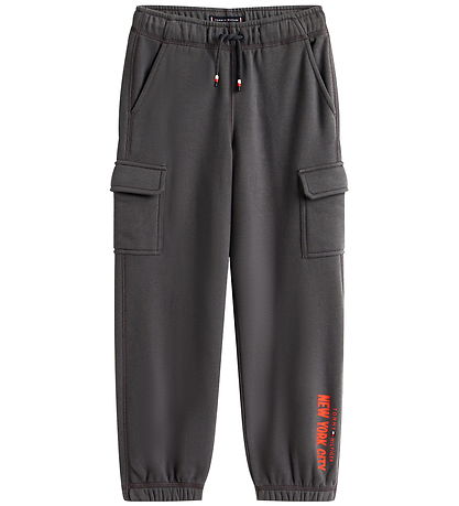 Tommy Hilfiger Sweatpants - Cargo - Washed Black