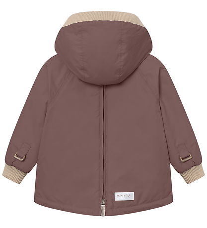Mini A Ture Winter Coat - MatBaby Wen Fleece Anorak - Peppercorn