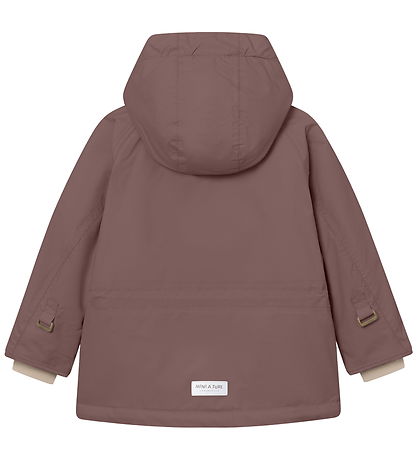 Mini A Ture Winter Coat - MatWally Fleece - Peppercorn Plum