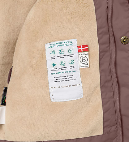 Mini A Ture Winter Coat - MatWally Fleece - Peppercorn Plum