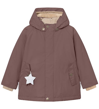 Mini A Ture Winter Coat - MatWally Fleece - Peppercorn Plum