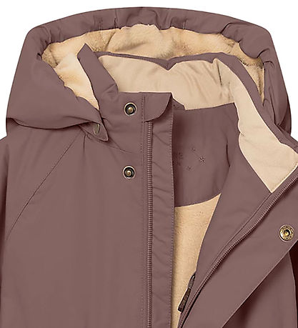 Mini A Ture Winter Coat - MatVikania Fleece - Peppercorn Plum