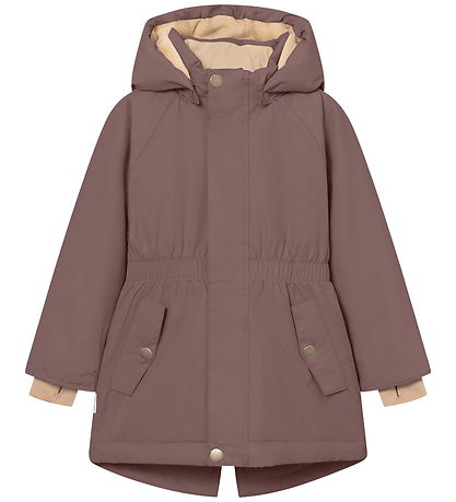 Mini A Ture Winter Coat - MatVikania Fleece - Peppercorn Plum