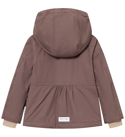 Mini A Ture Winter Coat - MatBriddine Fleece - Peppercorn Plum