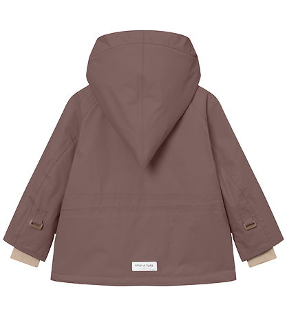Mini A Ture Winter Coat - MatWang Fleece - Peppercorn Plum