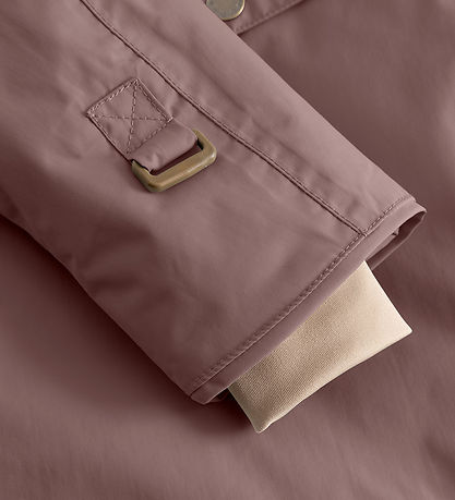 Mini A Ture Winter Coat - MatWang Fleece - Peppercorn Plum