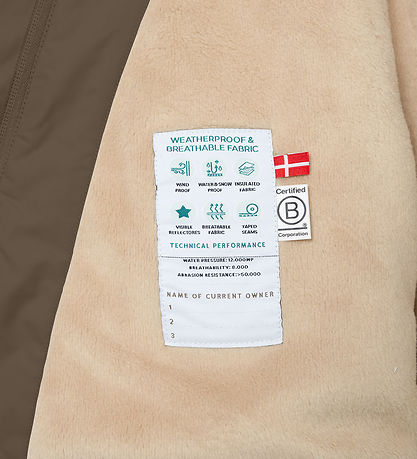 Mini A Ture Winter Coat - MatWang Fleece - Tarmac Green