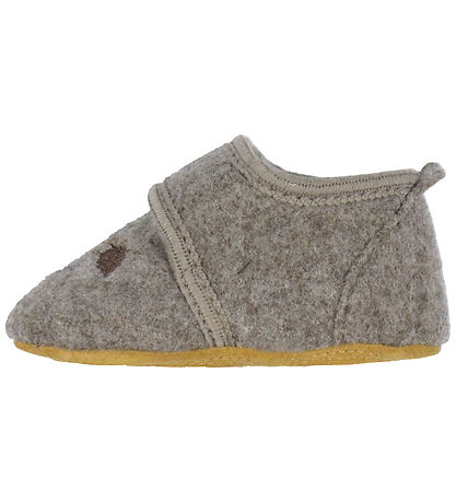 Mikk-Line Slippers - Prewalker Wool - Melange Denver