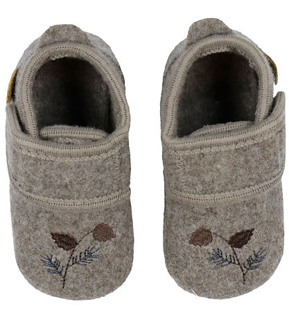 Mikk-Line Slippers - Prewalker Wool - Melange Denver