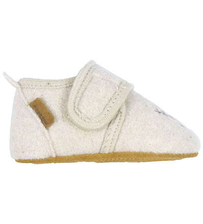 Mikk-Line Slippers - Prewalker Wool - Off White