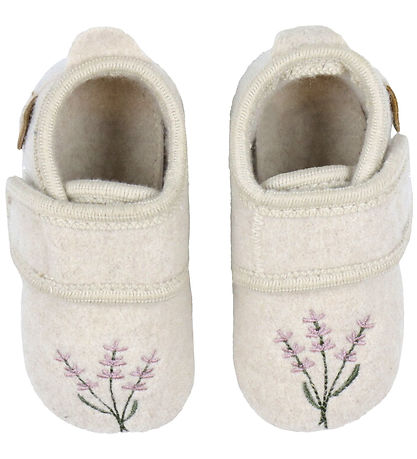 Mikk-Line Slippers - Prewalker Wool - Off White