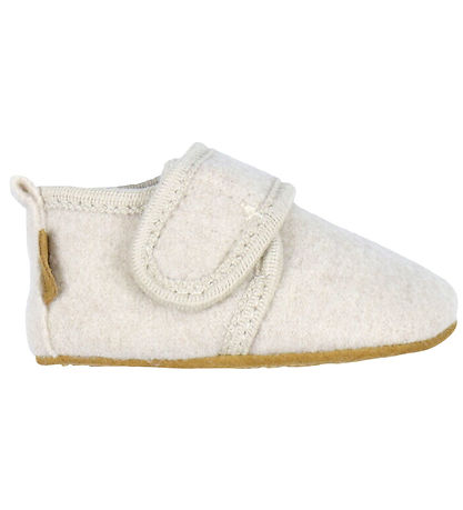 Mikk-Line Slippers - Prewalker Wool - Off White