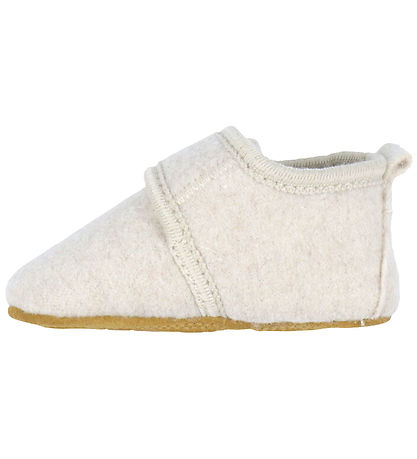 Mikk-Line Slippers - Prewalker Wool - Off White