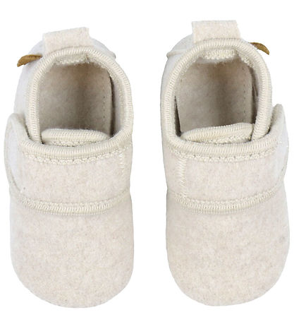 Mikk-Line Slippers - Prewalker Wool - Off White