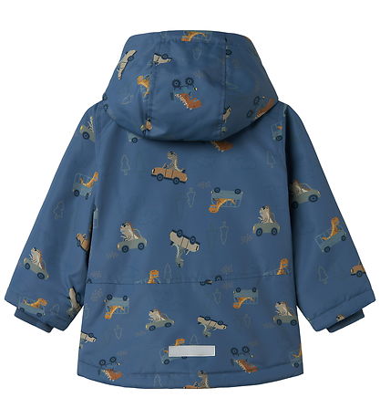Name It Puffer Jacket - Noos - NmmMax - Vintage Indigo/Dino Car