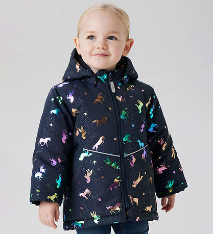 Name It Puffer Jacket - Noos - NmfMaxi - Dark Sapphire/Unicorn