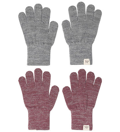 Gants MP - Laine - Confortable - 2 Pack - Mix Light Grey Farine 